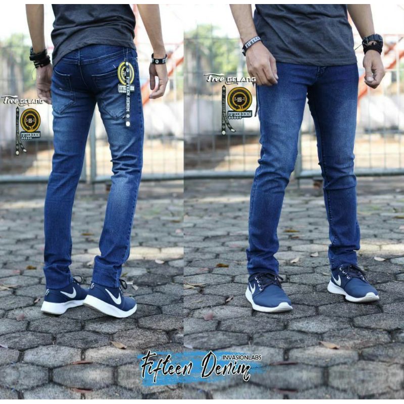 Celana Jeans Skiny Pria/(COD BAYAR DI TEMPAT) Celana Jeans Street Pria/Celana Jeans Panjang