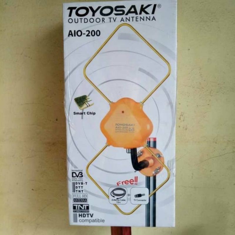 Antena Tv Indoor(Dalam)/Outdoor(Luar) Toyosaki Aio 200