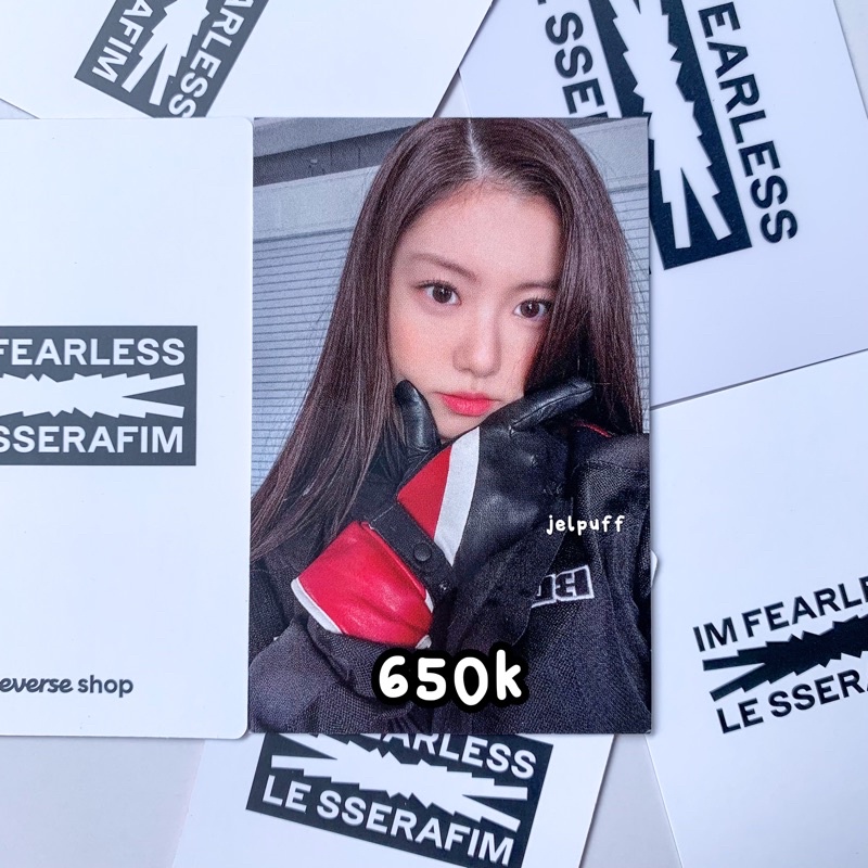 photocard pc garam broadcast mubank le sserafim