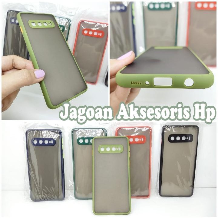 Bumper AERO CASE Samsung S10 G973F 6.1 Inchi Premium Hardcase My Choice List Warna Matte