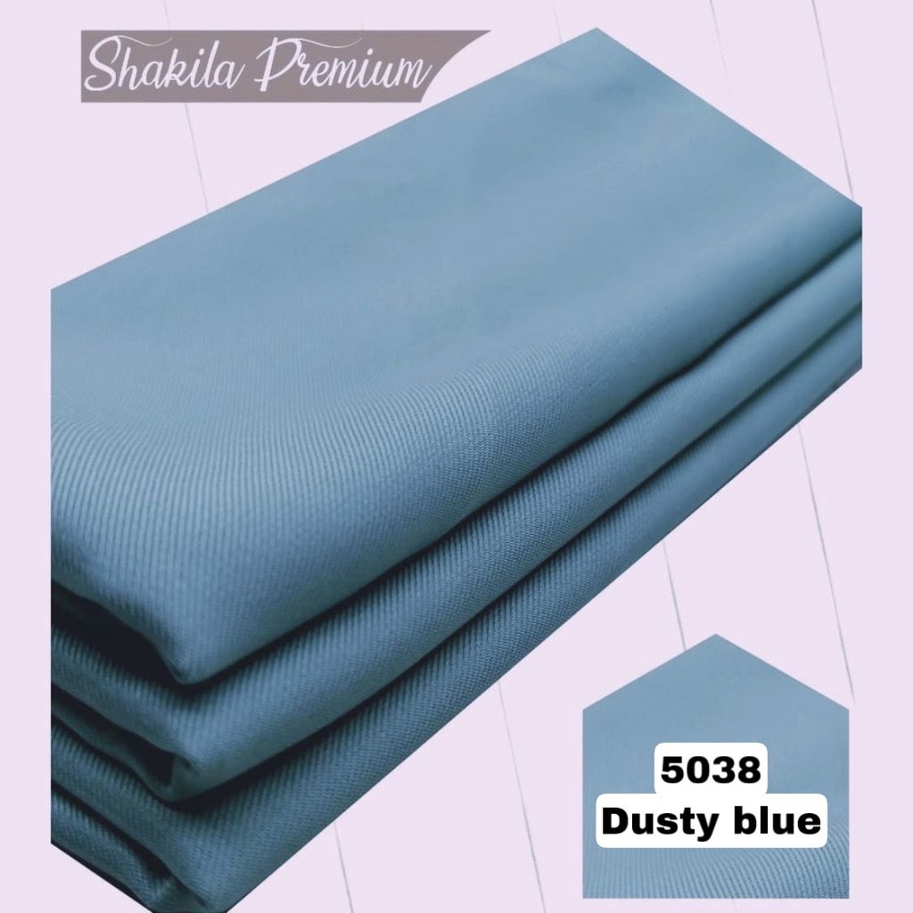 Multi Kain Shakila Shakila sakila sakilla premium lebar 1.5 meter-5038 biru dusty
