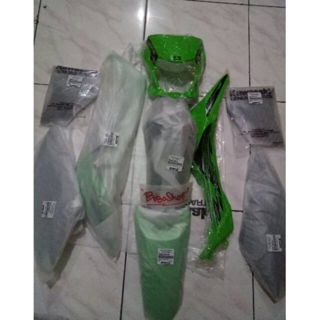 fullset cover body set  tracker dtraker new hijau original