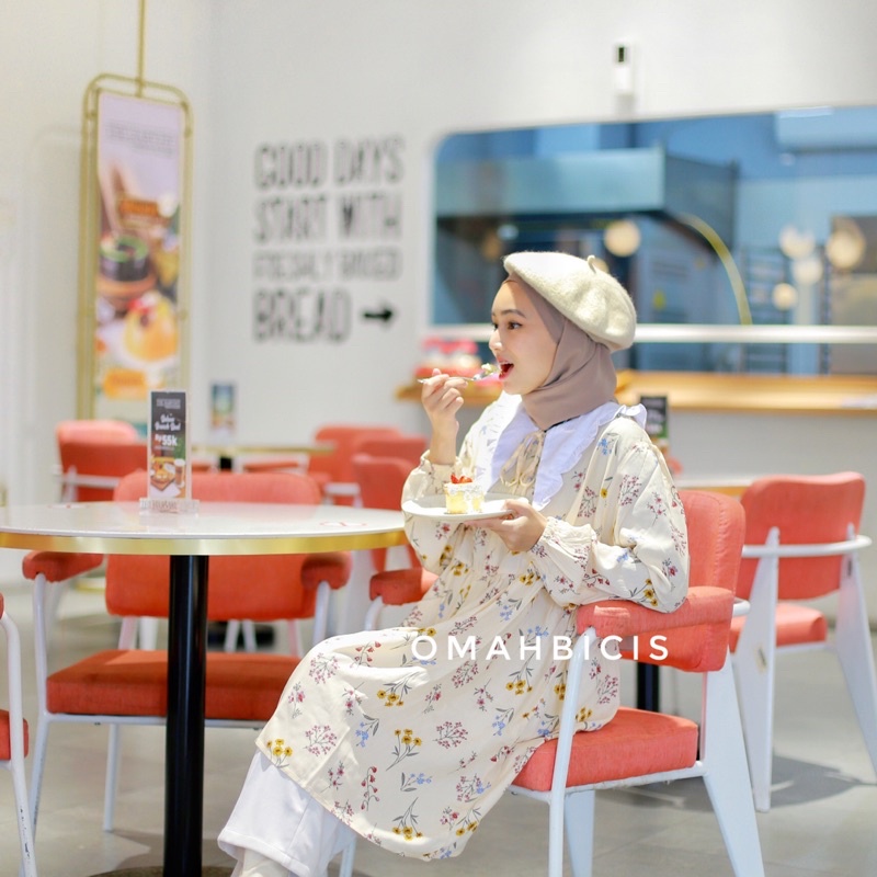 Daisy Raya Tunik - Tunik Lebaran- Tunik rayon -collar tunic- Collar tunik