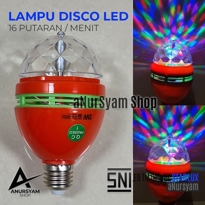 Lampu Disko Putar / Lampu Disco LED Putar STARLUX ST 230 RGB