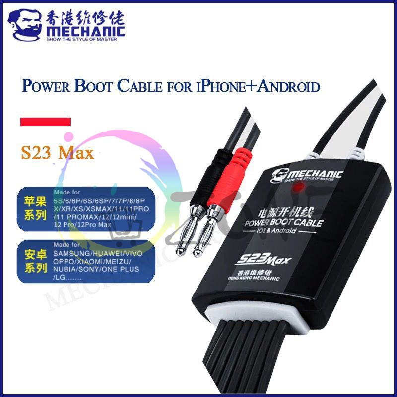 KABEL POWER SUPPLY MECHANIC S23 MAX FOR ANDROID IP 5S - 12 PRO MAX