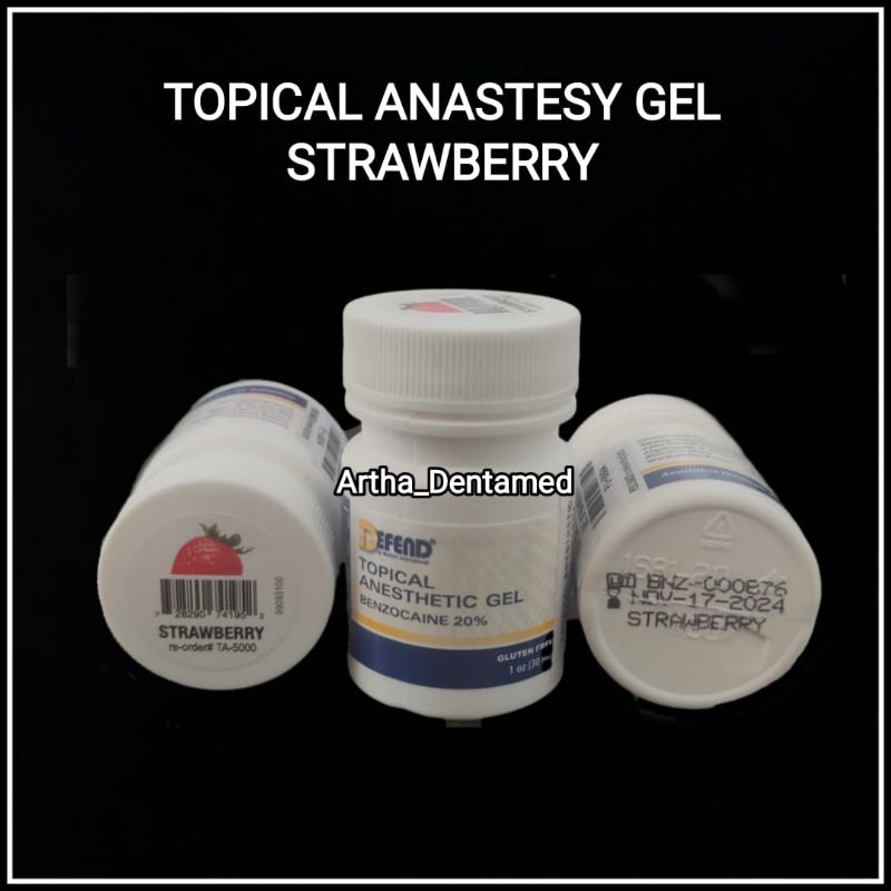 Topikal anastesi / anastesi topical / DEFEND USA  anastesi gel