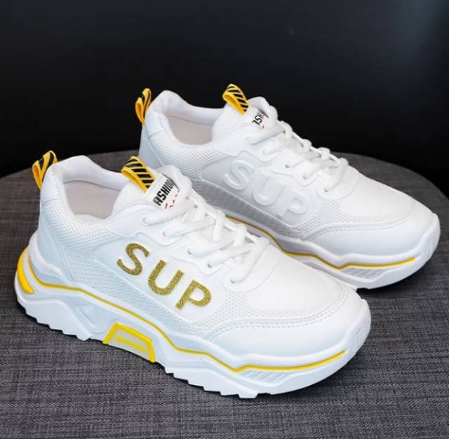 sepatu sneaker/sepatu sneaker wanita/Sepatu sneaker wanita gaya Korea sup AW 05/sepatu import