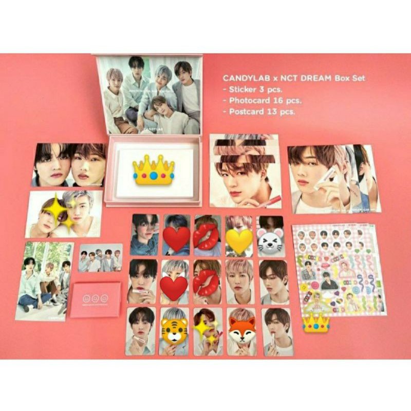 [BACA DESKRIPSI] NCT Dream × Candylab OFFICIAL Photocard Postcard Jeno Jaemin Renjun Chenle Jisung