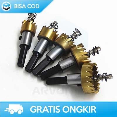 MATA BOR CARBIDE TIP WOOD METAL HOLE CUT 5 PCS BINOAX EPC-PIT-20P ORIGINAL MATA BOR BESI HSS COBALT SET