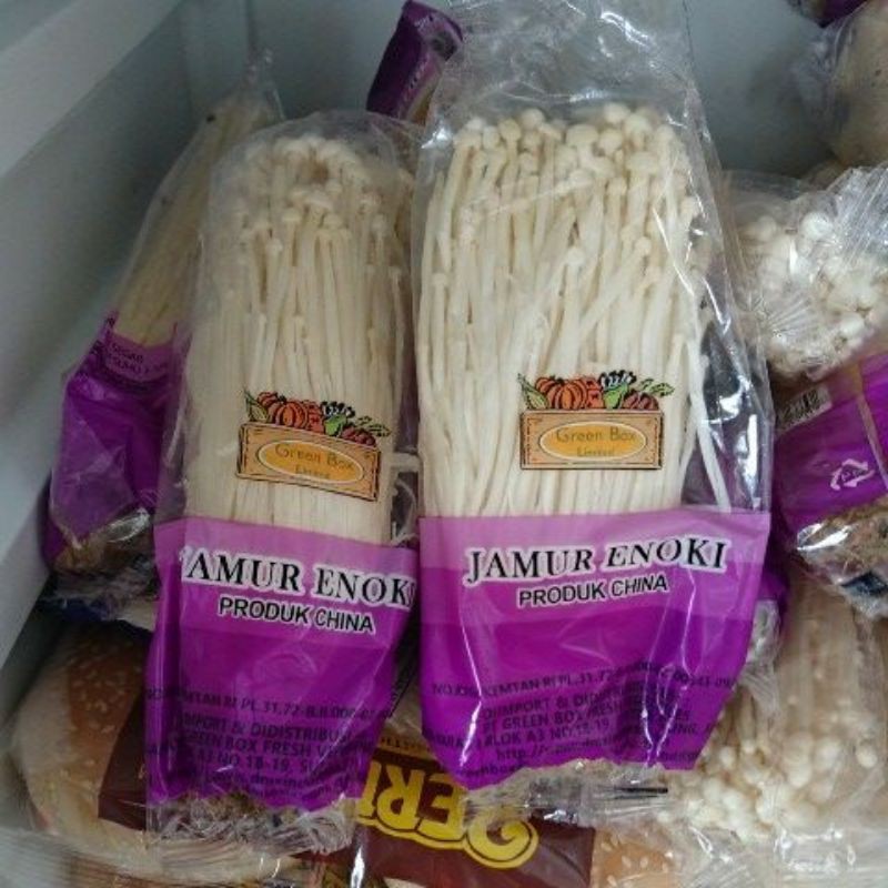 

Jamur Enoki (enoki mushroom)