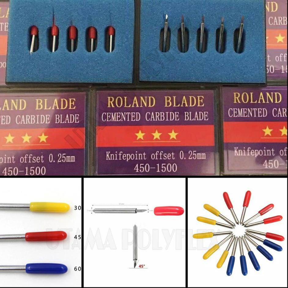 

[KODE PRODUK W8GBH4973] Roland Blade Jinka Teneth / Mata Pisau Mesin Cutting Sticker Vinyl Polyflex / Jarum Mesin Cutting