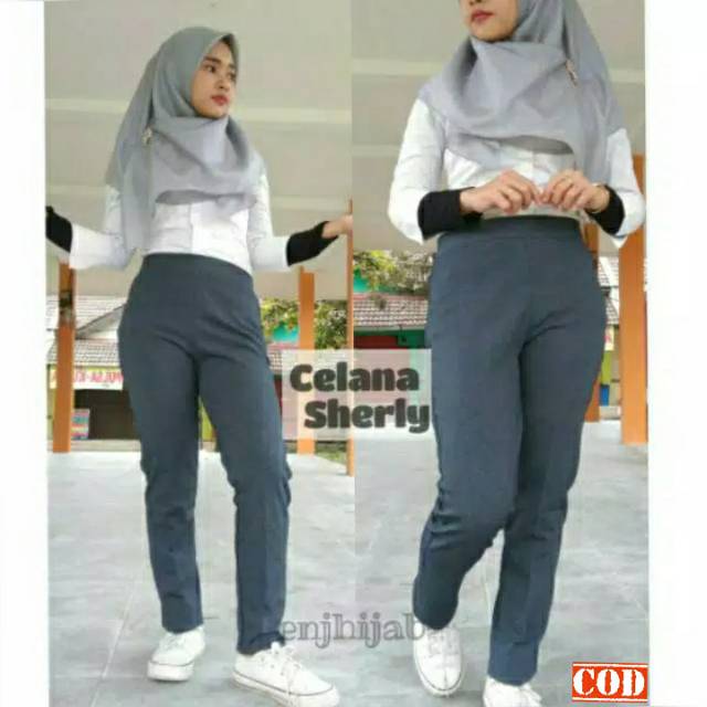 Celana Denim Wanita Celana Strech Wanita Celana Panjang Jumbo Celana Senam Jumbo 3L, 4L dan 5L