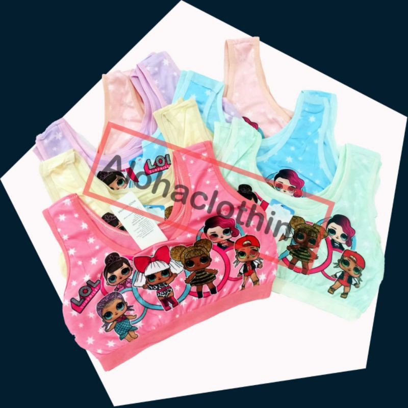 Miniset anak perempuan SD motif LOL/mini set anak SD