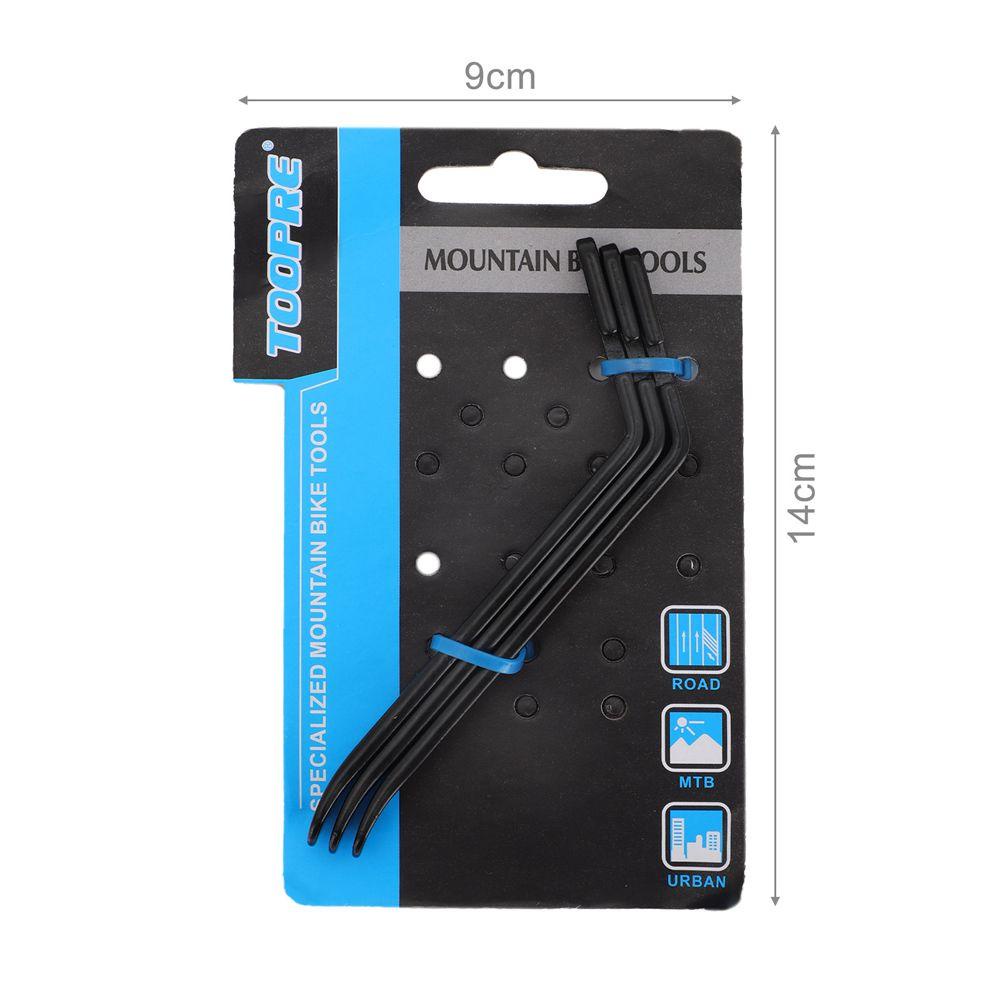 Lanfy Bike Wheel Remover 1Pc/3Pcs Suku Cadang Sepeda Multifungsi Pengganti Logam Tuas Ban Sepeda Gunung Tuas Ban Sepeda