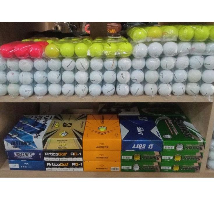 Paling Diminati.. Bola golf bekas 100 original no repair - Putih