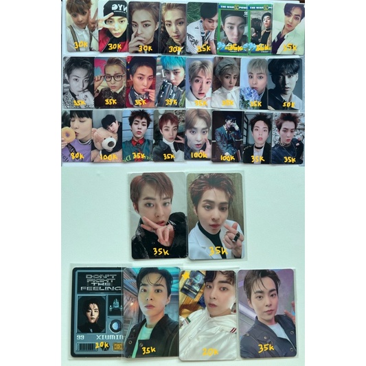 XIUMIN EXO PHOTOCARD PC MAMA A MAMA B XOXO GROWL A GROWL B OVERDOSE EXODUS CHI VER KOR VER KORPRESS