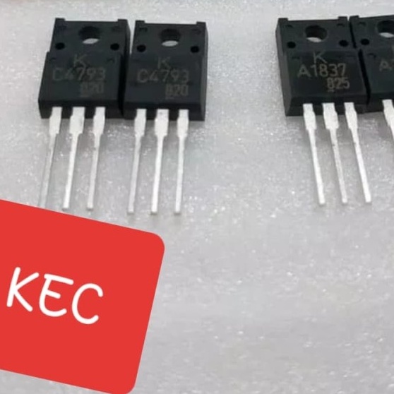 transistor a1837 c4793 / A 1837 C 4793 original KEC