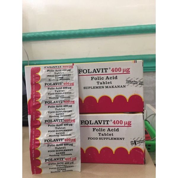 Folavit Tablet 1 strip isi 10 tablet