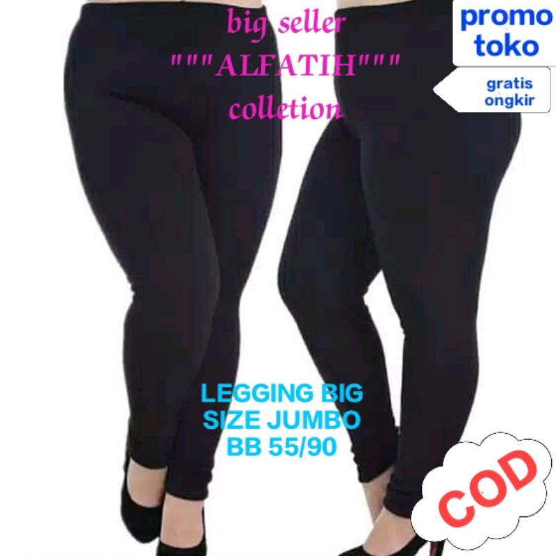 LEGGING PANJANG BAHAN TEBAL big jumbo xxl.BB.60/90