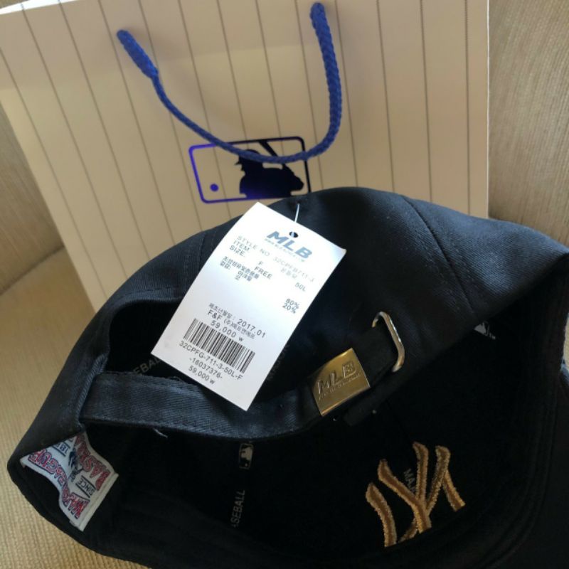 MLB THUNDER NY YANKEES TOPI CAP WITH PAPERBAG