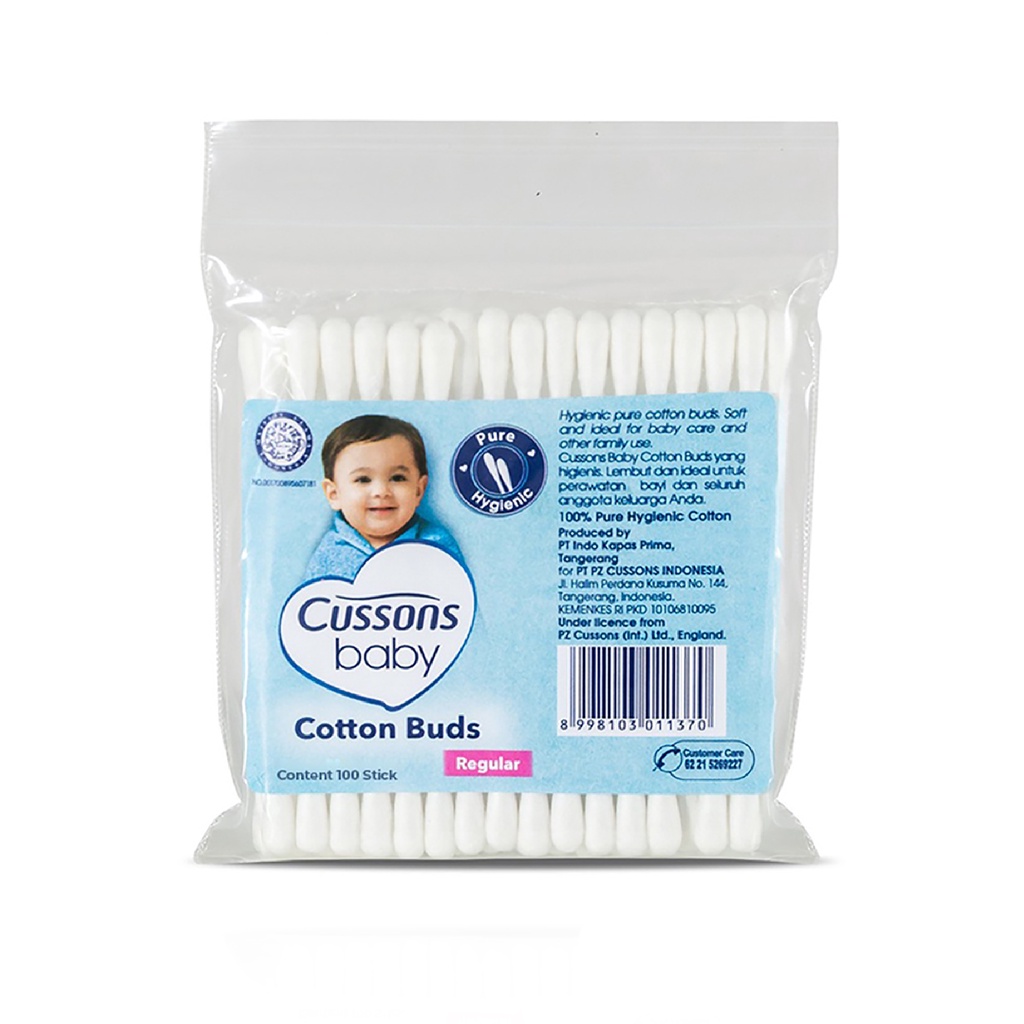 Bisa COD Cussons Baby Cotton Bud - Pembersih Telinga Bayi 100 stik / 50 stik