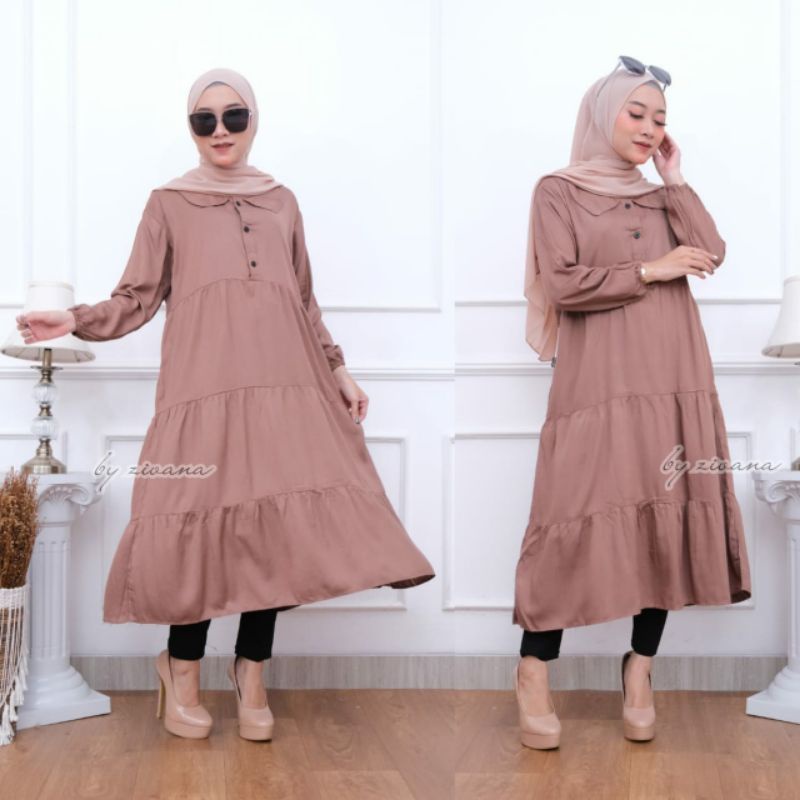 Midi Rayon Twill Oval //JF853