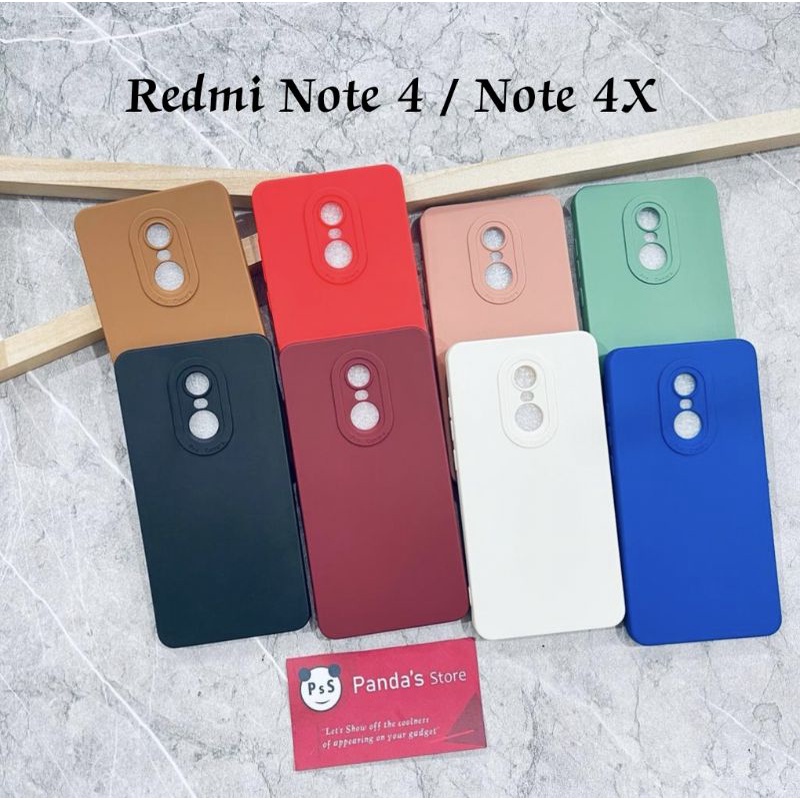 Softcase Pro Camera Redmi Note 4 / Note 4X Candy Case Full Color 3D Silikon TPU