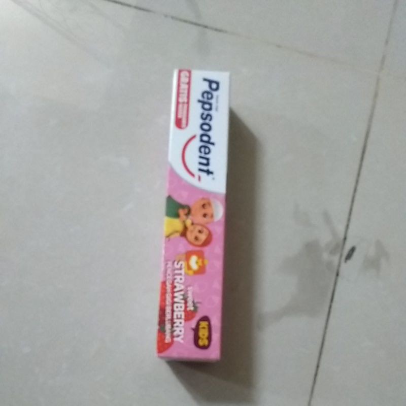 Pepsodent KIDS sweet STRAWBERRY GRATIS penggaris NUSSA 50gr
