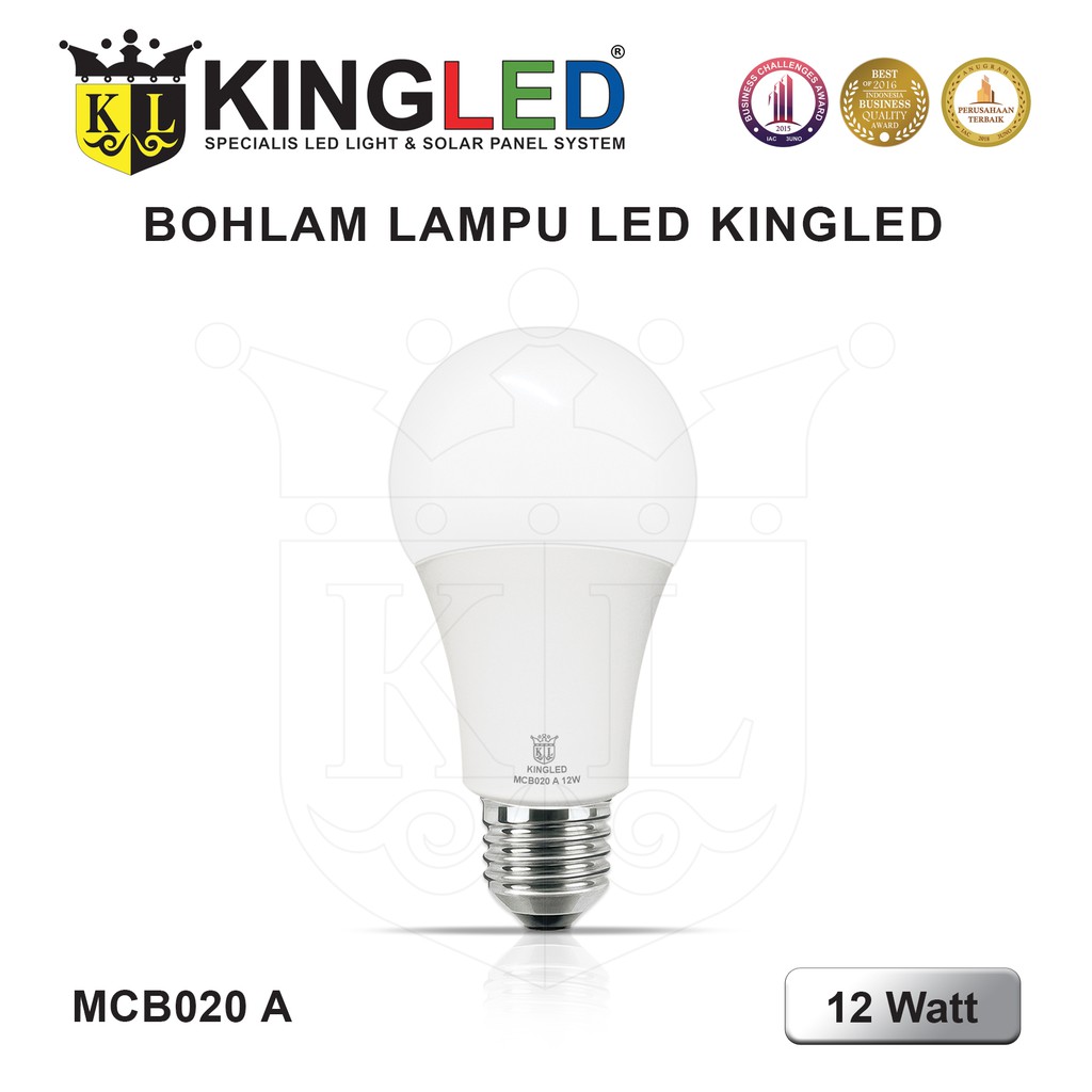 KINGLED Lampu Bola LED 3 Watt / 5 Watt / 9 Watt / 12 Watt / 15 Watt / 18 Watt