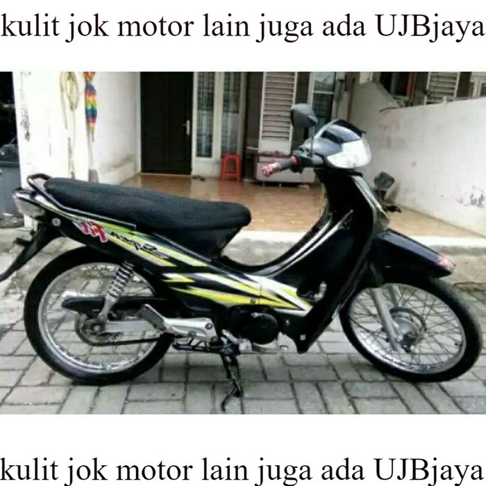 Kulit Jok Motor  Supra Fit Standar / Bahan Ori Sarung Jok Motor  Supra Fit A6