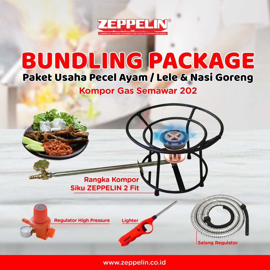 Bundling Package Paket usaha Pecel Ayam, Lele, Nasi Goreng (Tipe 202)