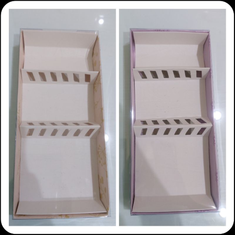 Box Kemasan Souvenir Sendok isi 6 Uk.21 x 9,5 x 2,7 cm Tutup Mika