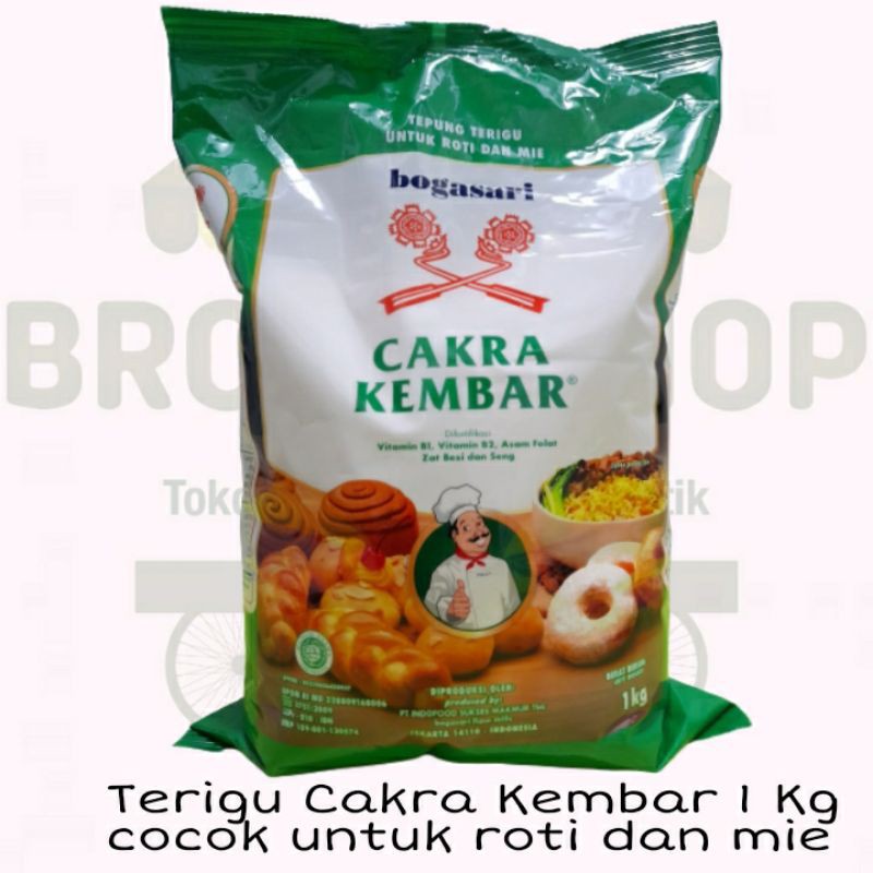 

Tepung Terigu Cakra Kembar 1 kg Tepung Cakra