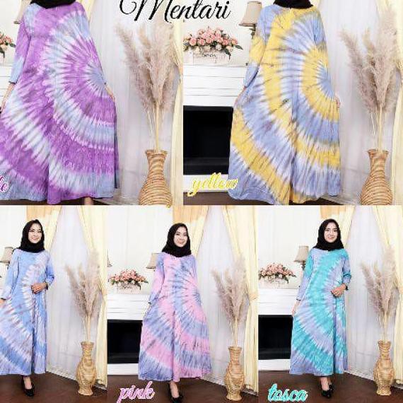 Best Seller GAMIS  KAOS  COMBED  TIEDYE MENTARI Shopee 