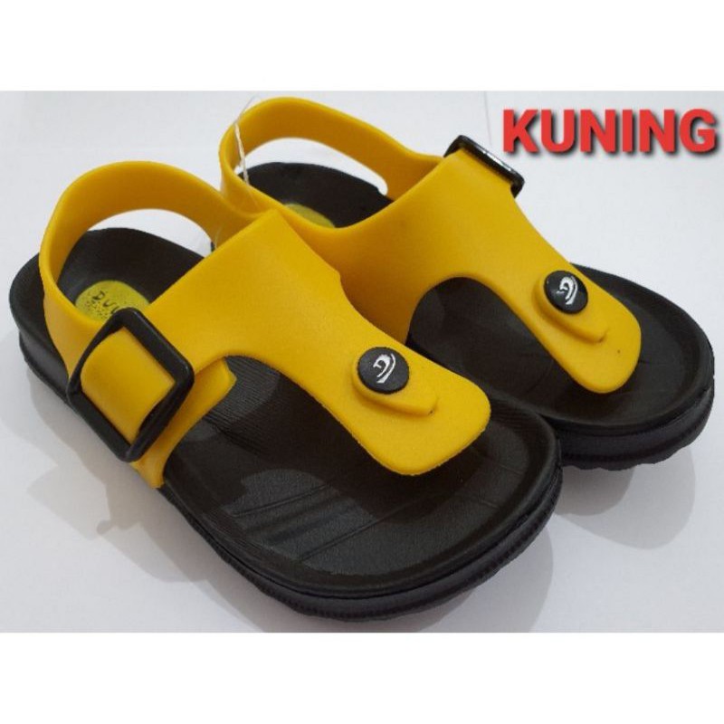 DX-213D-GN Sandal Karet Jepit Anak Tali Belakang Merek Dulux Ukuran 24-29