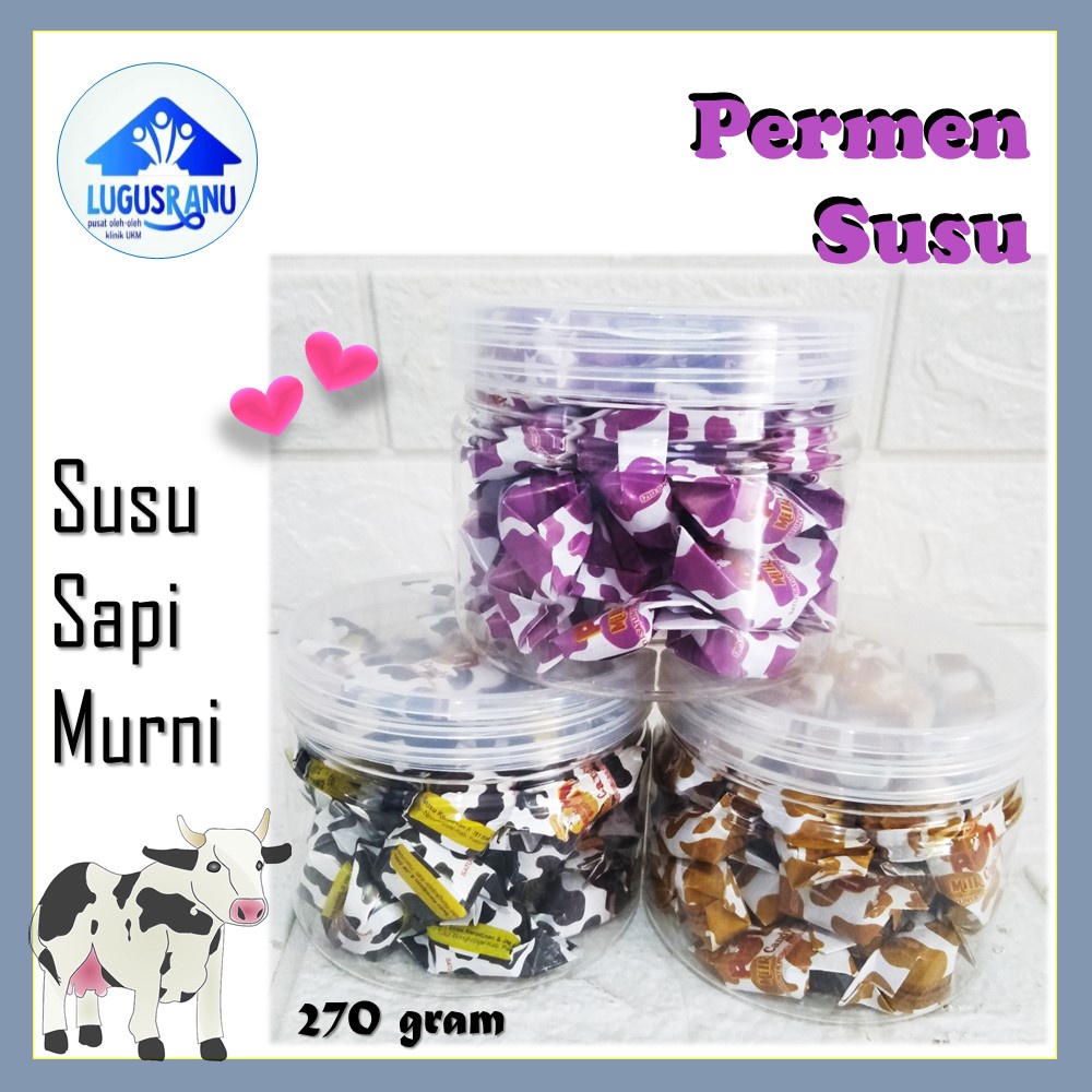 

Permen Susu Sapi Toples Mini Permen Susu Murni Camilan Ringan Buat Santai Rasa-Rasa