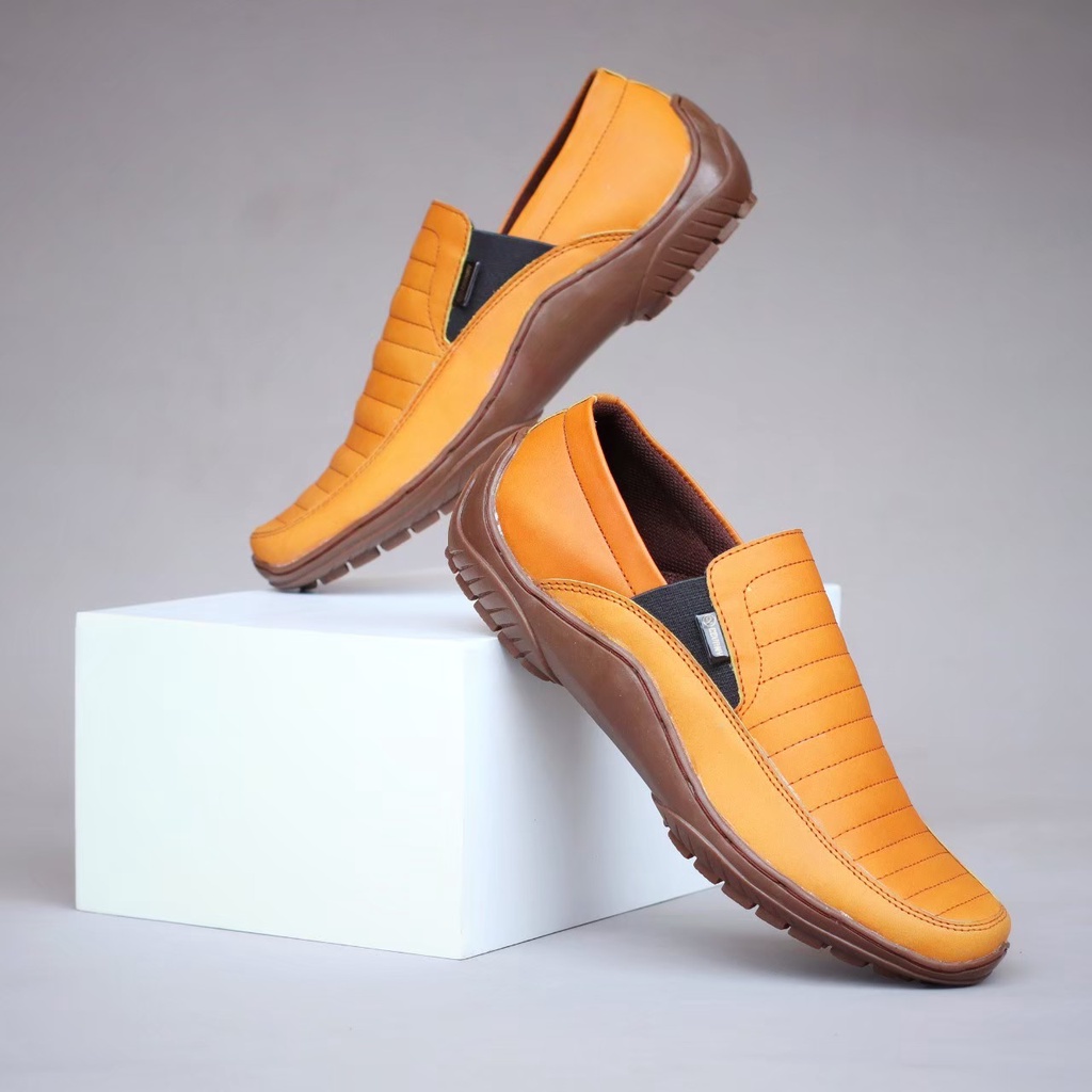 RIONZ PARMA BLACK Sepatu Pantofel Pria Resmi Oxford Tali Hitam Casual Formal Pantofel boots Kuliah Kondangan Kerja Guru JY4001