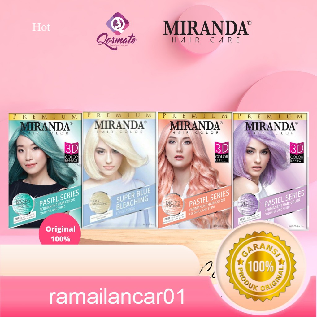 [Original Bpom] Miranda Hair Color Pastel Series 30ml