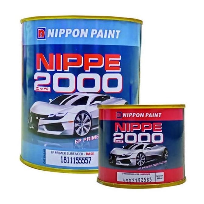 Nippon Paint Nipper 2000 Epoxy Cat Dasar Hardener Abu - Putih 1 Kg