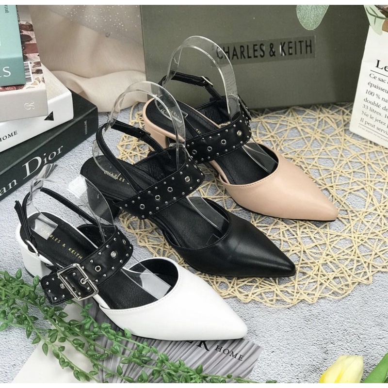 Heels 285 sepatu sendal wanita import realpict