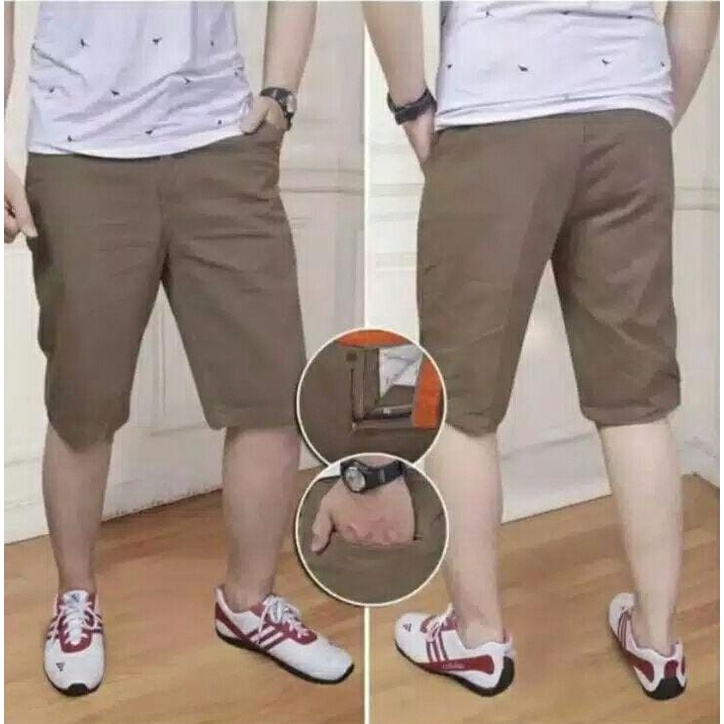 Celana Chinos Pendek Distro Premium ZIP auto Locked