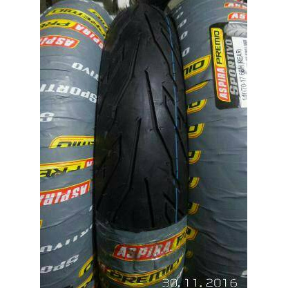 PAKETAN BAN ASPIRA PREMIO 110/70 & 130/70 VELG 17 SPORTIVO TUBLESS Ori