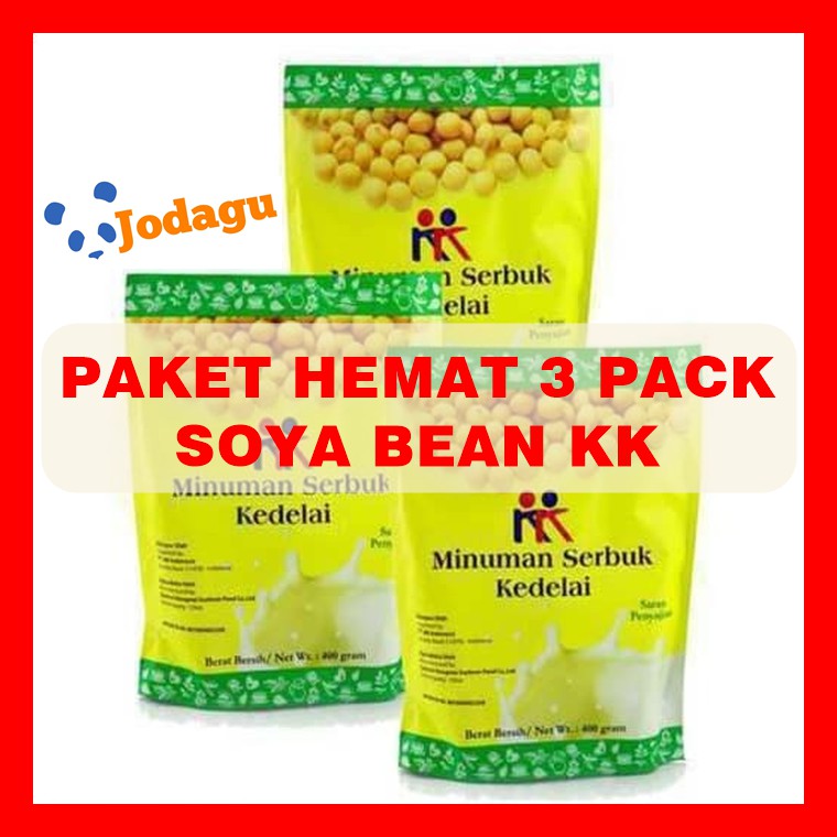 

PAKET HEMAT 3 PACK SOYA BEAN KK | MINUMAN SERBUK KEDELAI KK INDONESIA