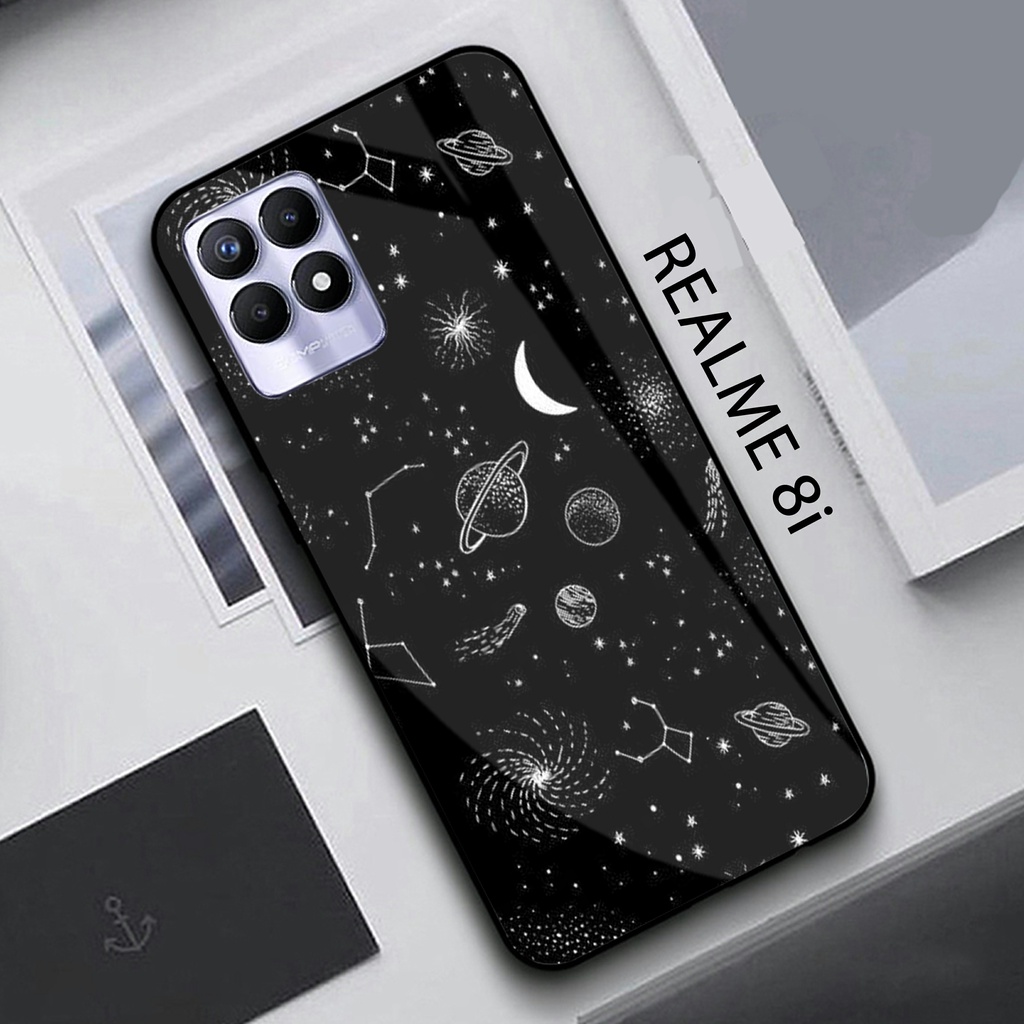 [G111] Softcase Kaca Realme 8i - Softcase Mirror - Softcase Glass - Case HP - Kesing HP Realme 8i - 