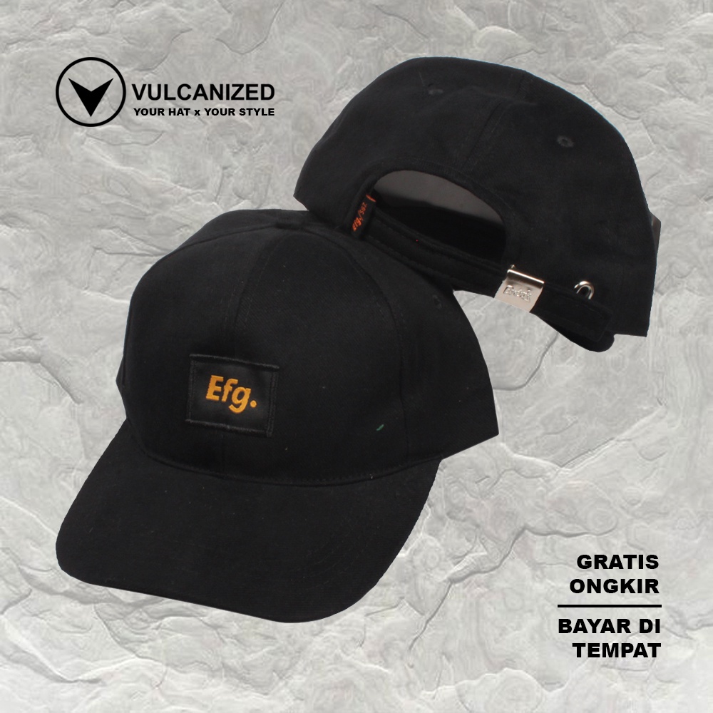 Topi Baseball Distro Caps EFG Pria Bordir Premium Branded Bahan Ori Raffel