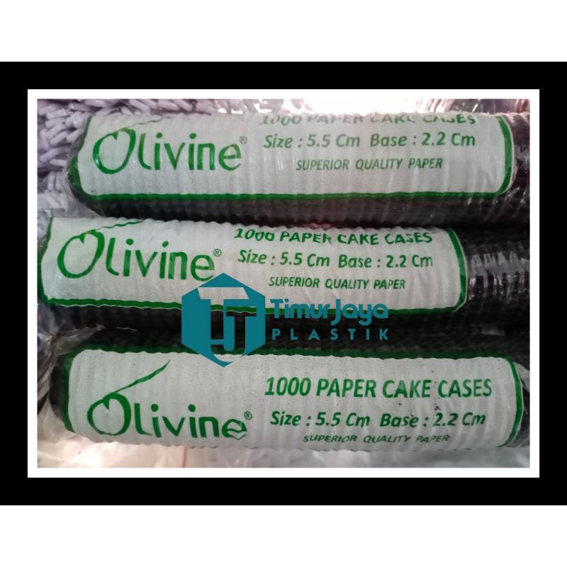 Cup Cake/cup nastar 5.5 hitam Olive