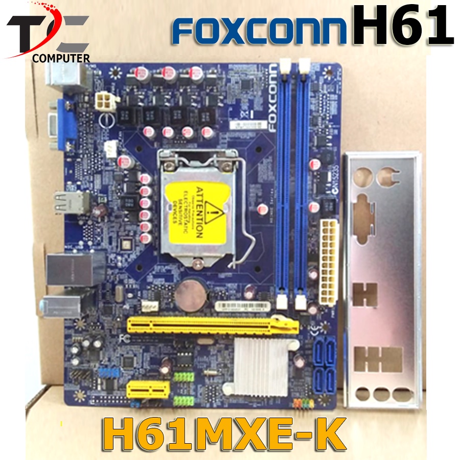 Mobo Intel LGA 1155 H61 Onboard Foxconn