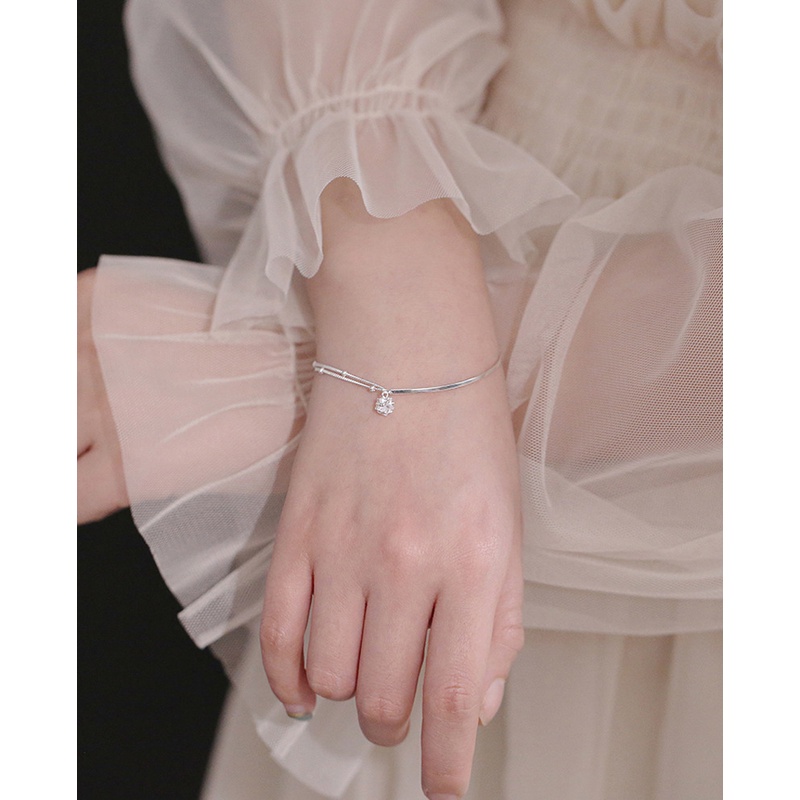 Gelang GL36 Tembaga Lapis S925 Premium Fashion Wanita Gelang Unik Lucu Keren Bagus Banget / Deluna/ BB