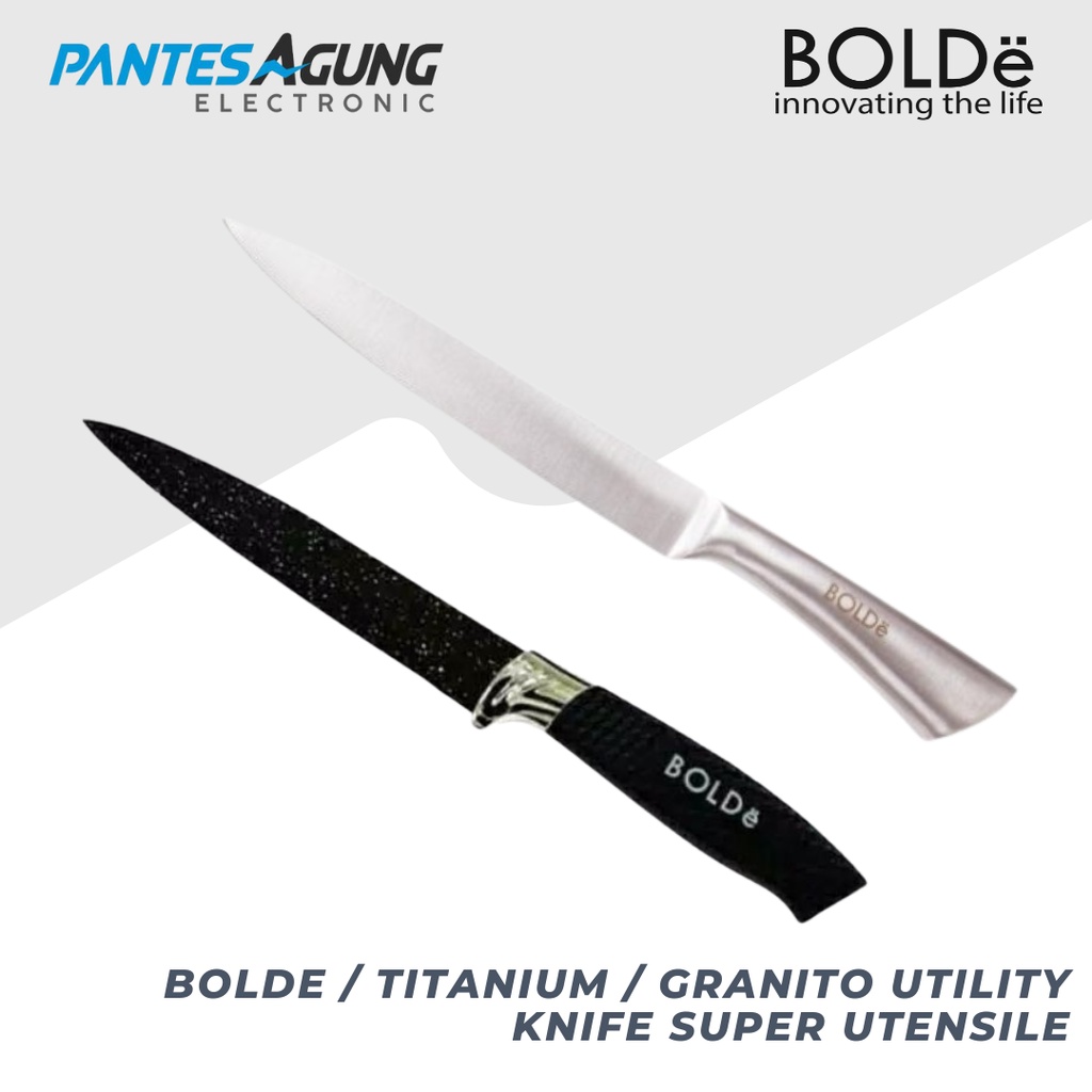 BOLDë Pisau / Titanium / GRANIT Utility Knife Super Utensile BOLDE