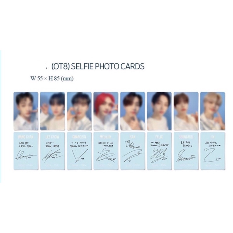FULLSET Photocard Stray Kids X Nacific R11 Ver. 11 Special Collaboration Box SKZ PC Official Event F